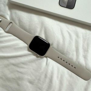 (박스포함) 애플워치 시리즈9 41mm 스타라이트 알루미늄 GPS 이미지