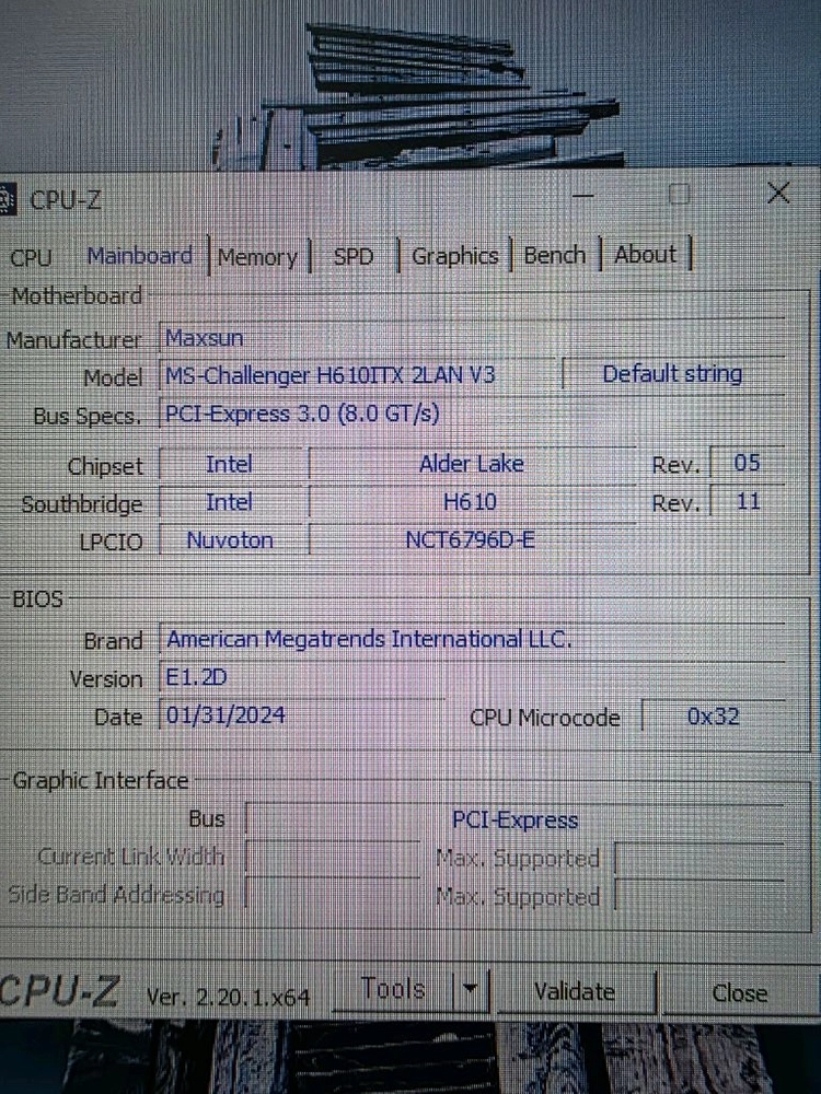 미니 ITX 메인보드 + cpu i3 14100 + 쿨러 이미지