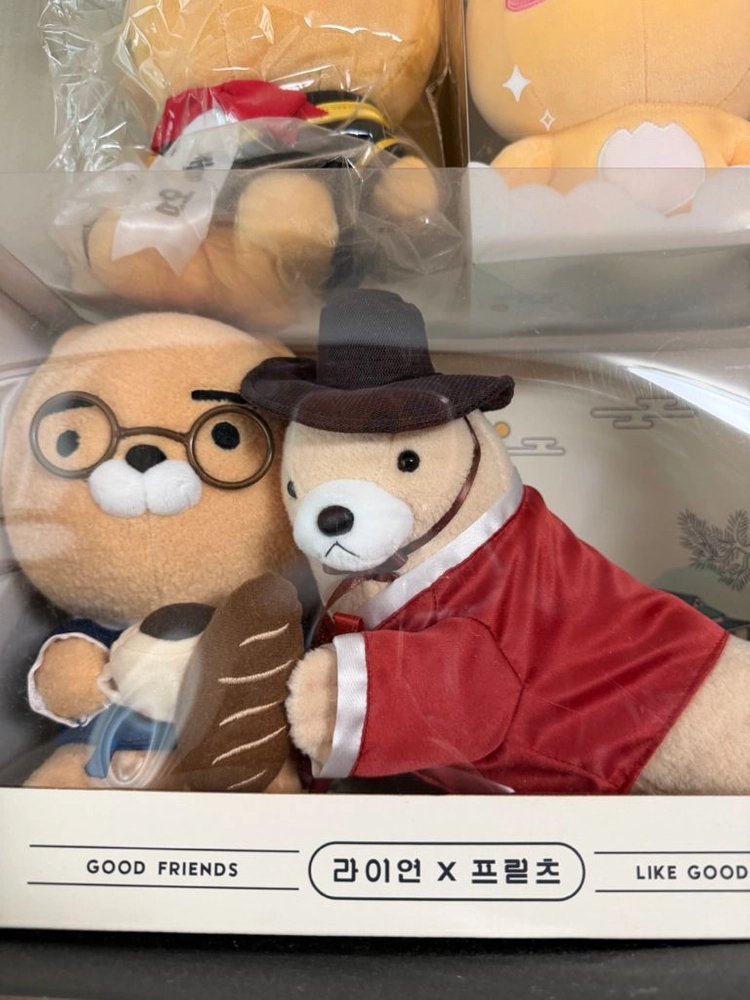 카카오 라이언 및 춘식이 인형 라이언춘식이 한정판 등 미개봉 이미지