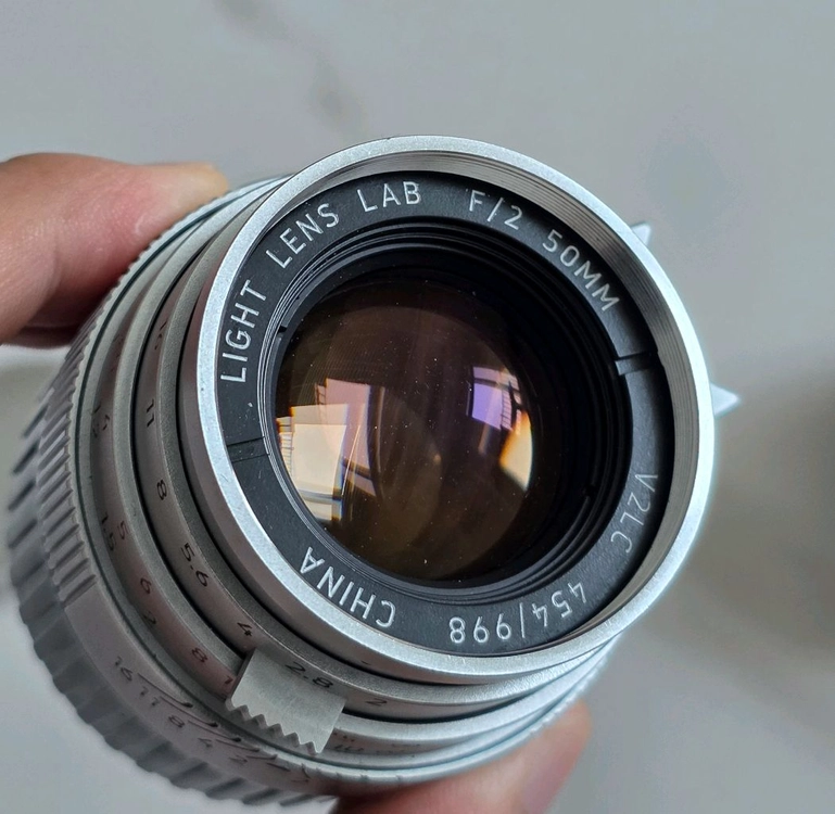 라이트 렌즈 랩 엘칸 50mm F2 ELCAN 실버 라이카 렌즈 이미지