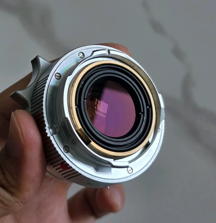 라이트 렌즈 랩 엘칸 50mm F2 ELCAN 실버 라이카 렌즈 이미지