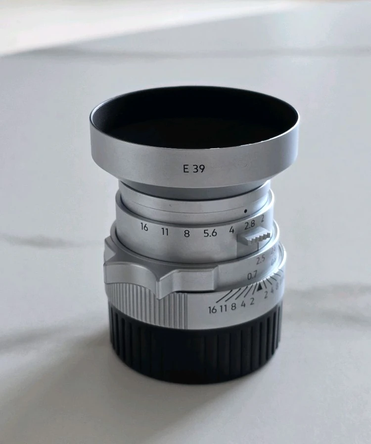 라이트 렌즈 랩 엘칸 50mm F2 ELCAN 실버 라이카 렌즈 이미지