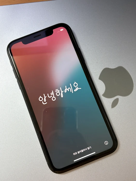 애플 아이폰XR 블랙 128G 배터리 83% 중고 이미지