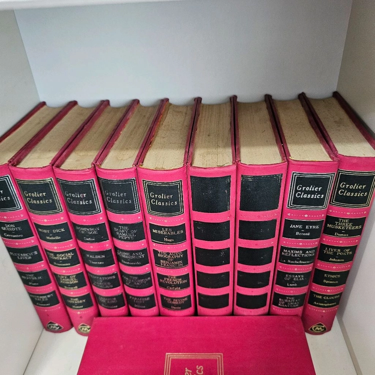grolier classics 고전 명작 다이제스트 전집 영어원서 ㅡ택배비포함 이미지