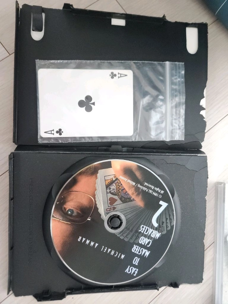 카드 마술 관련 도서 및 DVD 세트 이미지