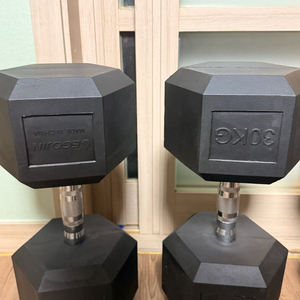육각덤벨 30kg 2개 세트 이미지