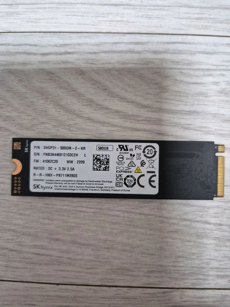 SK 하이닉스 P31 Gold M.2 SSD 500g 팝니다 이미지