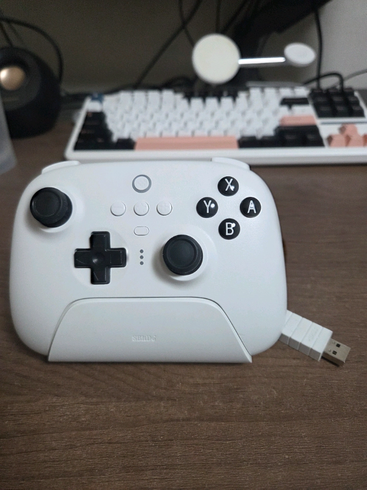 8BitDo 얼티메이트 1 컨트롤러 화이트 이미지