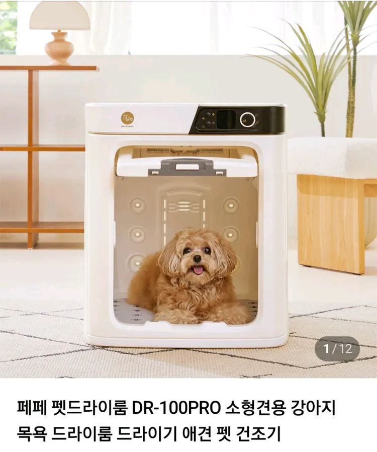 페페 애견 드라이룸 펫 드라이룸 DR-100 PRO 직거래 희망 이미지