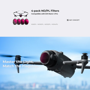 K&F Concept DJI 매빅 4 PRO 드론용 2in1 필터 키트 AGC Glass (새상품) 1641 이미지
