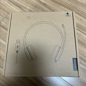 레노버 100 스테레오 USB 헤드셋 이미지