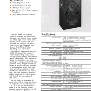 USA JBL 빈티지 스피커 15인치 18인치 ㅡ저렴하게 정리함 이미지