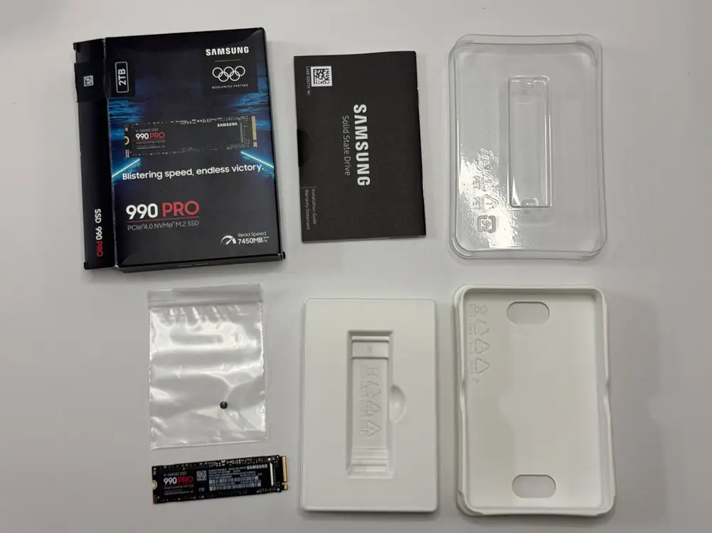 삼성 m.2 ssd 990 pro 2tb 국내정발 29년5월 보증 이미지