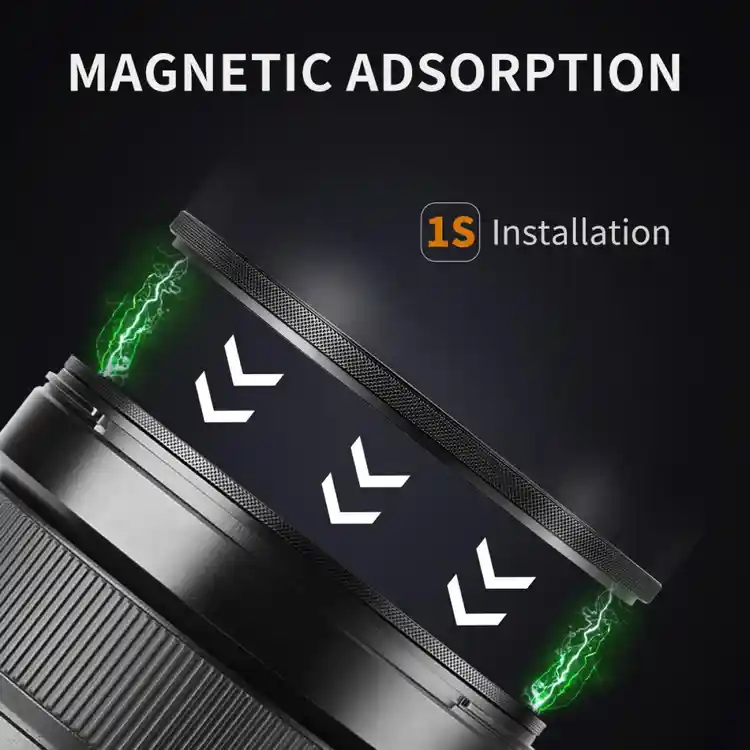 K&F Concept NANO-X 마그네틱 ND8 필터 (새상품) 8K AGC Glass (67mm-82mm) 이미지