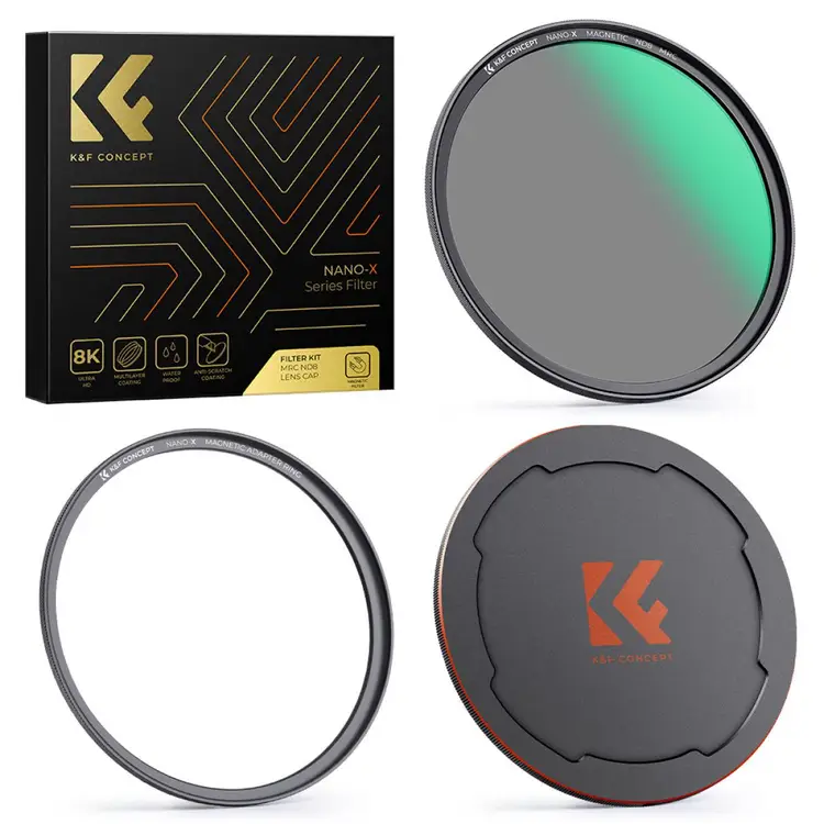 K&F Concept NANO-X 마그네틱 ND8 필터 (새상품) 8K AGC Glass (67mm-82mm) 이미지