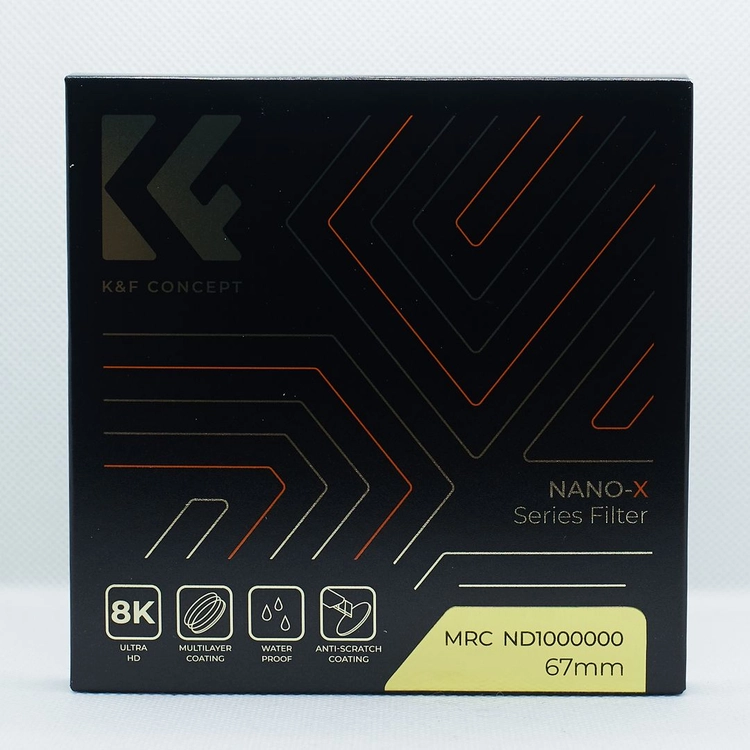 K&F NANO-X ND1000000 (6.0) 태양촬영 필터 (새상품) AGC Glass (67mm-95mm) 이미지