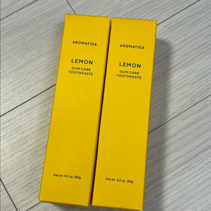 아로마티카 레몬클로브향 검케어 플러스 치약 120G 팔아요 이미지