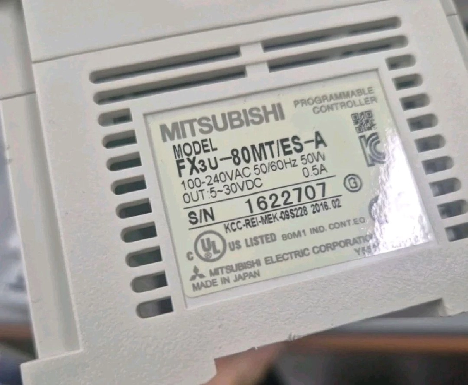 미쯔비시 fx3u-80 mt/es-a PLC 이미지