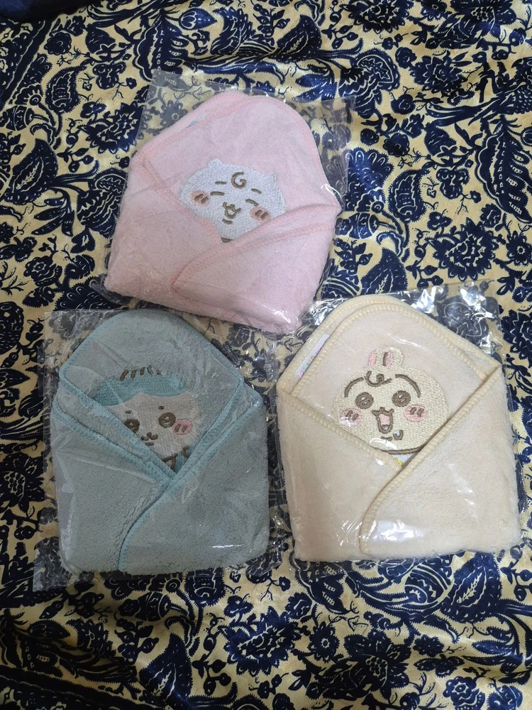 치이카와베이비 속싸개 손수건 하치와레 이미지