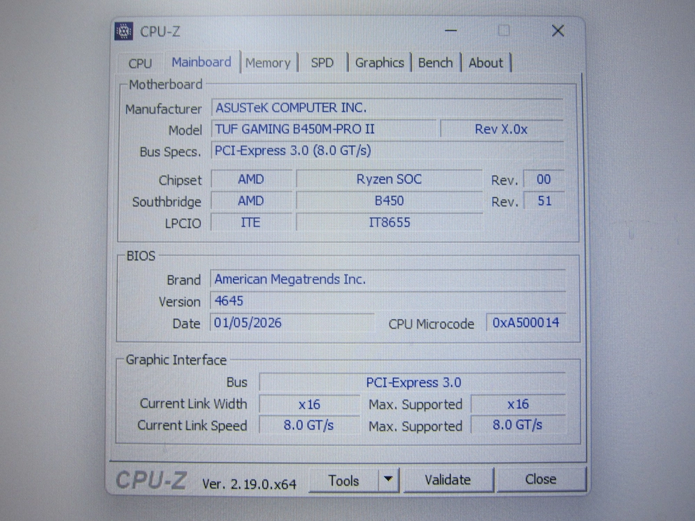 [AM4소켓] ASUS TUF GAMING B450M-PRO II 이미지