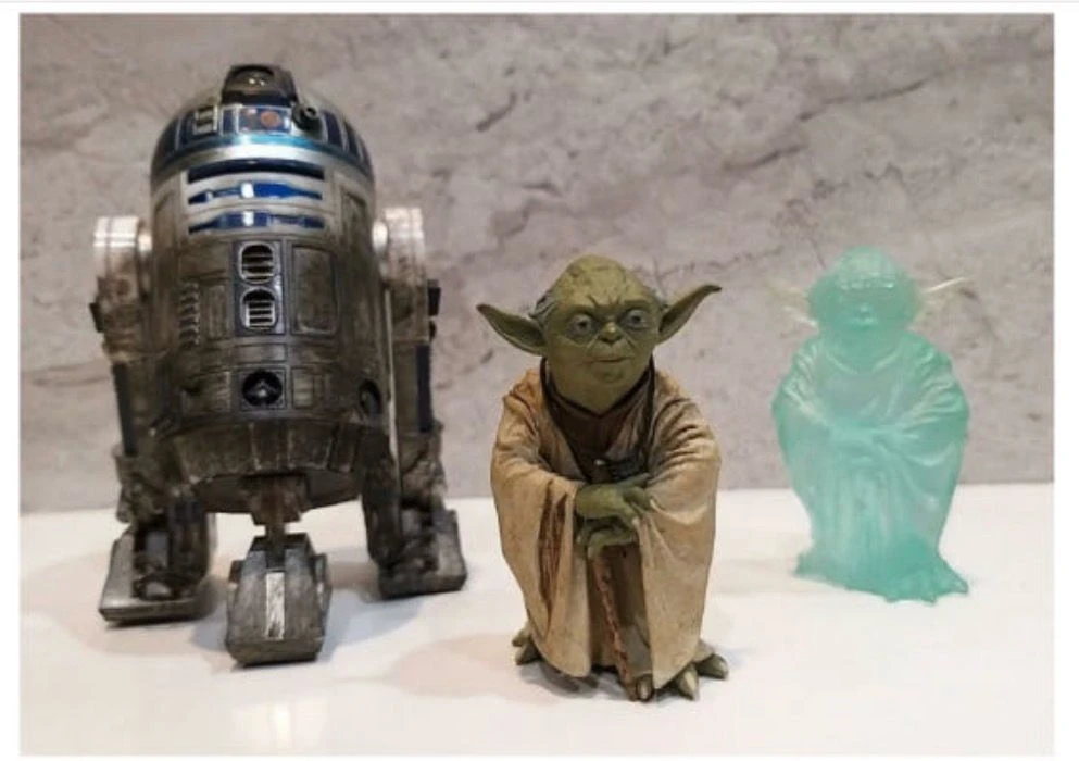 코토부키야에서 나온 스타워즈 요다 R2D2 다고바팩 이미지