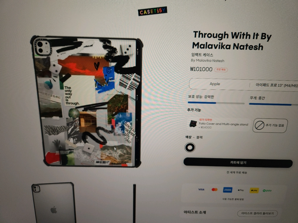 케이스티파이 casetify Malavika Natesh 임팩트 케이스 (아이패드 프로 13 M4 M5) 이미지