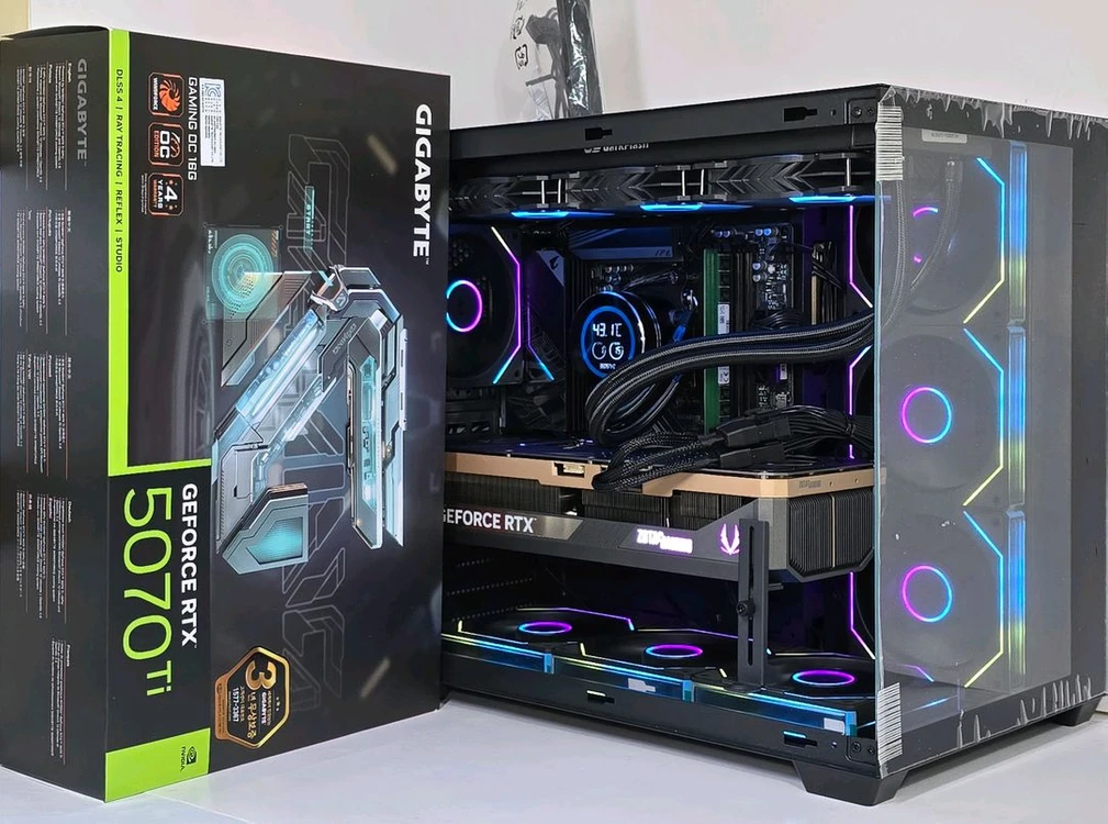 (새제품 5070Ti 공랙 블랙)9800X3D, 32GB, 1000W, 공랭최강, 방송게이밍컴퓨터본체 이미지