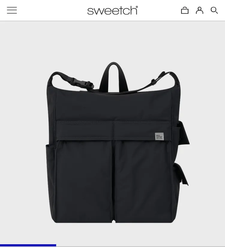 (새제품) 스위치 시티보이즈 2way rucksack 001 그라파이트 노트북 가방 백팩 이미지