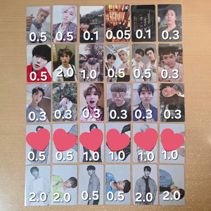 슈퍼주니어 슈주 은혁 동해 규현 예성 희철 포카 포춘카드 포토카드 앨범 이미지