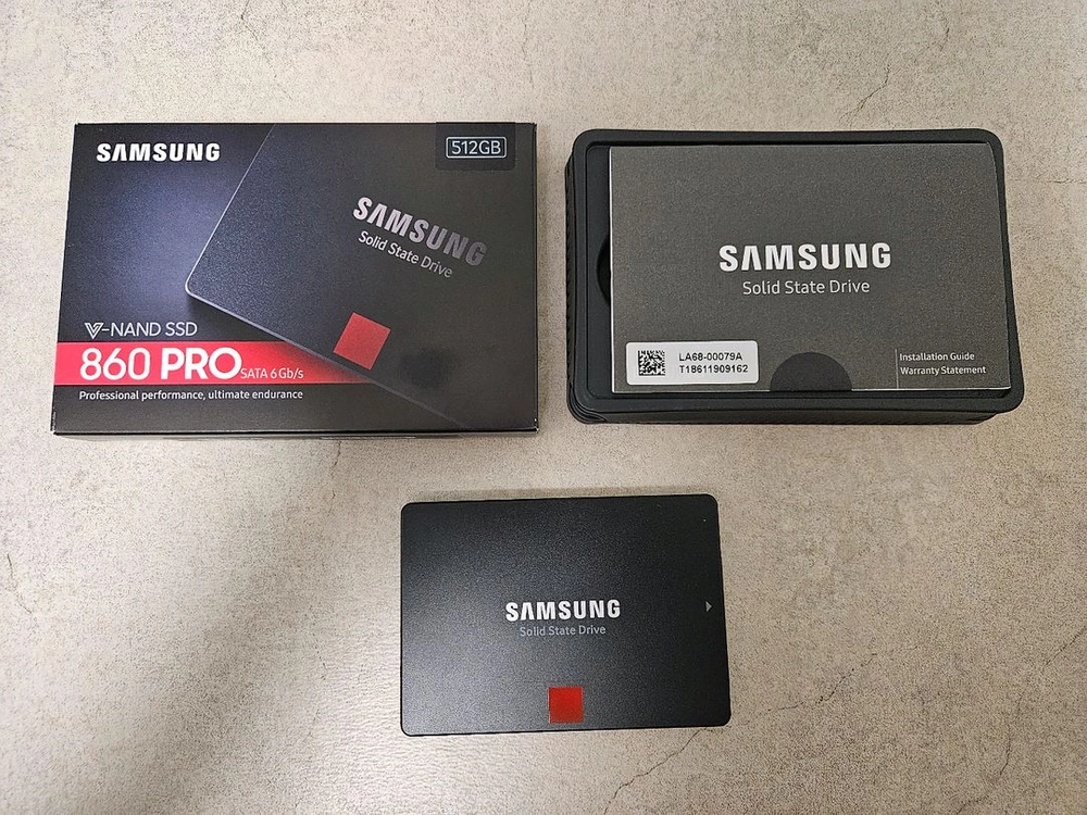 삼성 860 PRO 512GB SSD 이미지