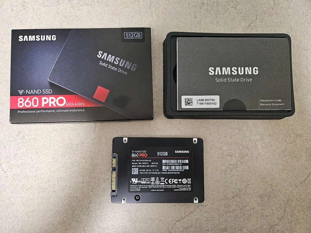 삼성 860 PRO 512GB SSD 이미지