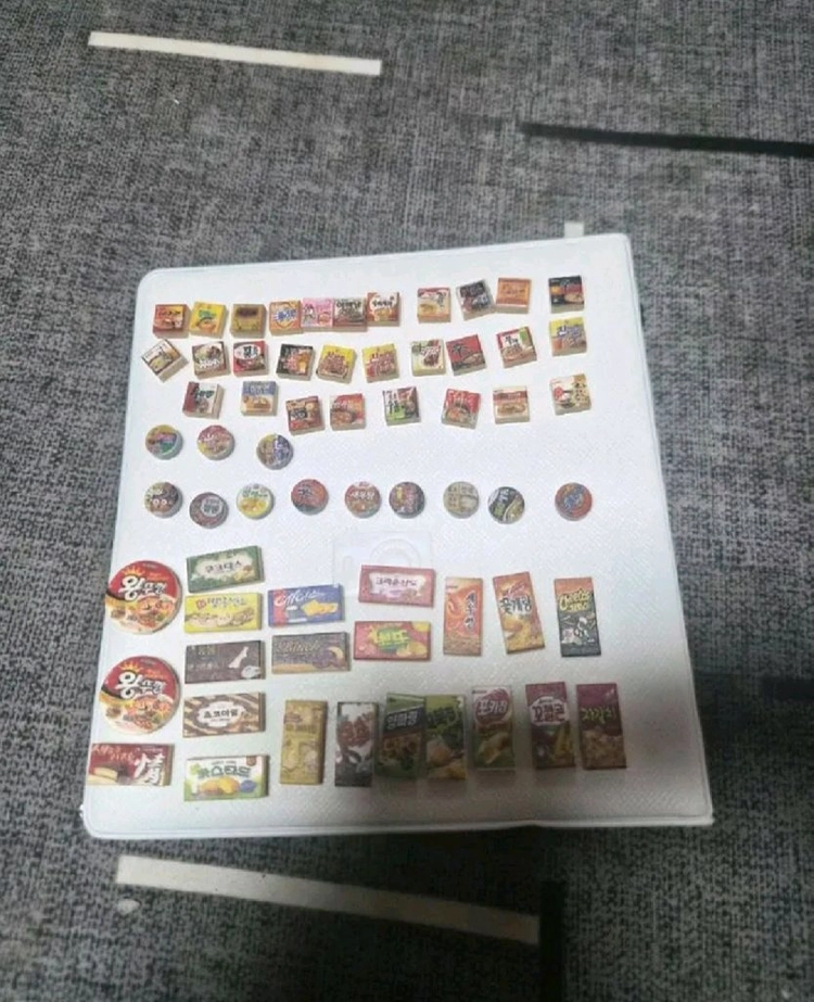 레고 커스텀 희귀 식품 과자 라면 이미지
