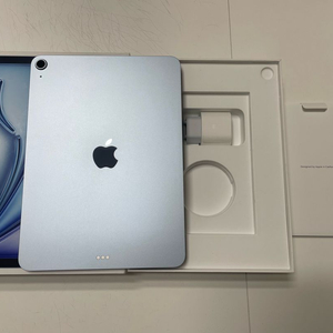 S급 ) 아이패드 에어 M3 11인치 256GB WiFi 블루 이미지