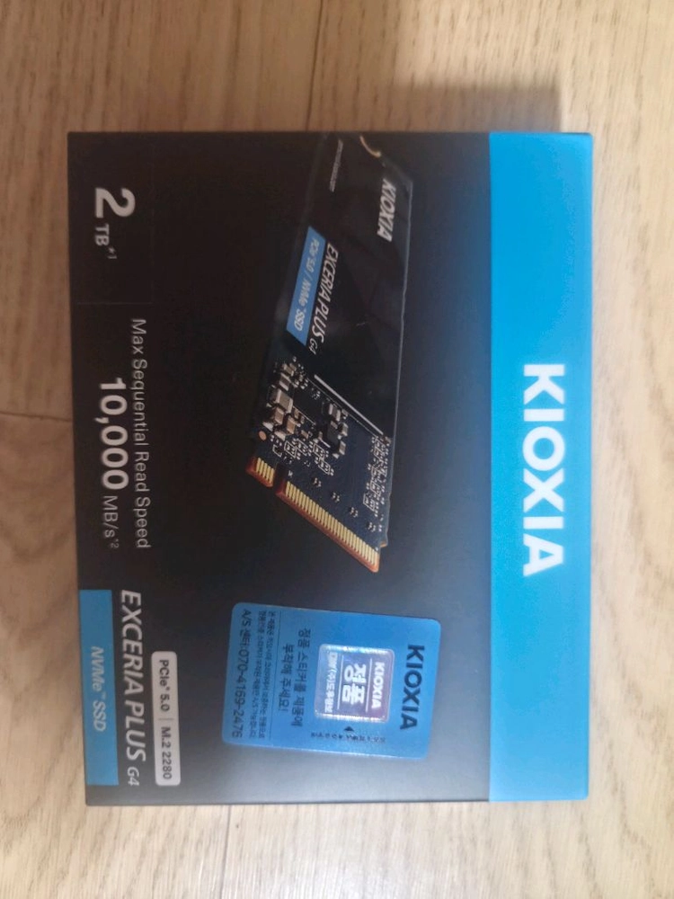 키오시아 EXCERIA PLUS G4 M.2 NVMe 2TB SSD 이미지