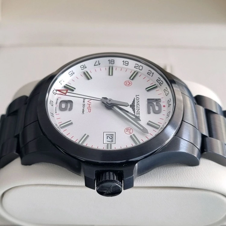 론진 콘퀘스트 V.H.P GMT PVD 43mm L3.728.2.76.6 이미지