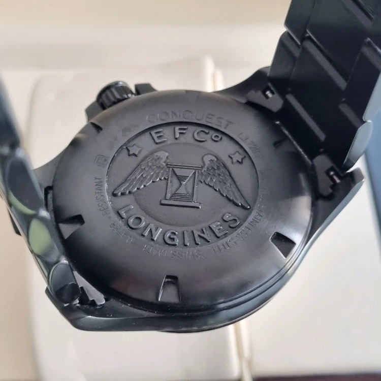 론진 콘퀘스트 V.H.P GMT PVD 43mm L3.728.2.76.6 이미지