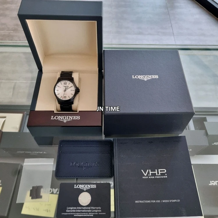 론진 콘퀘스트 V.H.P GMT PVD 43mm L3.728.2.76.6 이미지