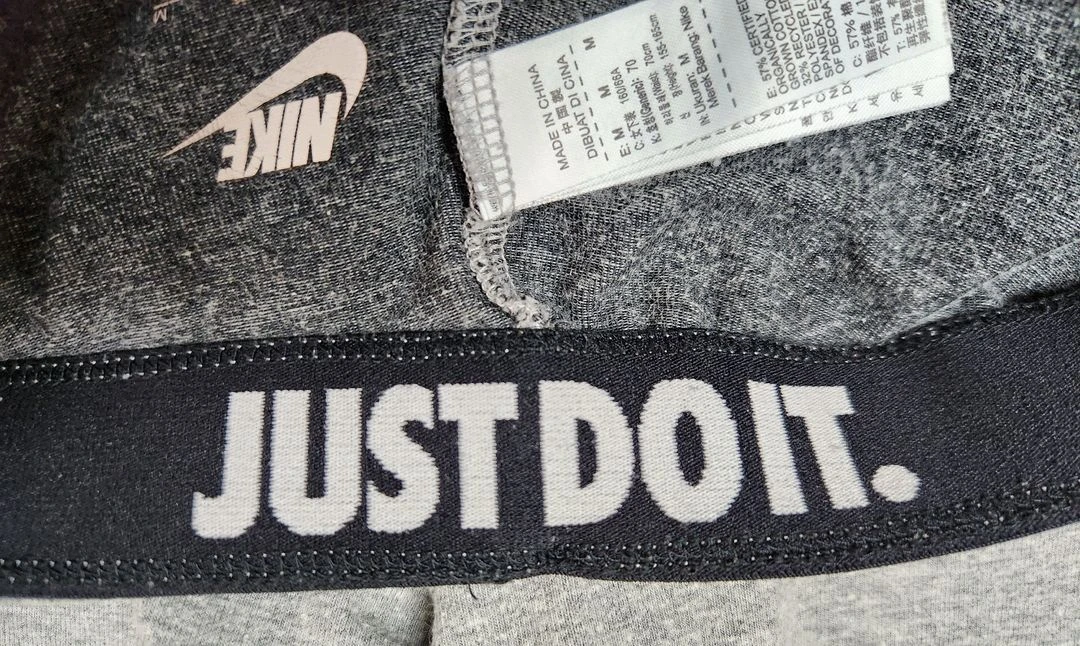 nike 나이키 멜란지 그레이 빅로고 레깅스 M 이미지