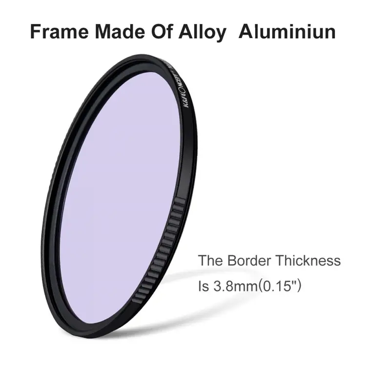 K&F Concept NANO-X 내츄럴 라이트 야경 필터 (새상품) 8K AGC Glass (52mm-82mm) 이미지