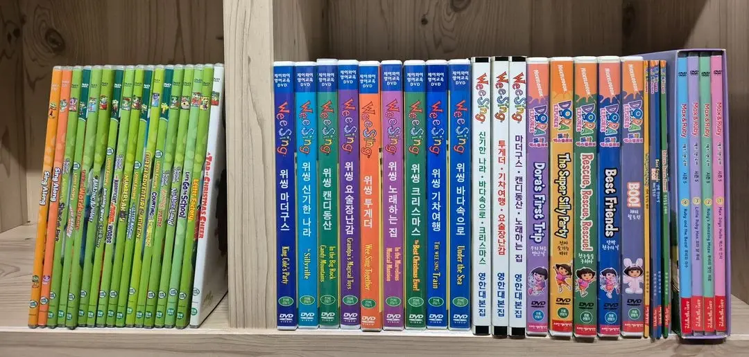 까이유, 위씽투게더,립플로그, 도라익스플로러 ,맥스앤루비 dvd+cd 일괄 택포 이미지