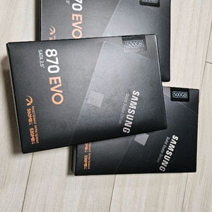 삼성 870EVO SSD 500GB 3개 새제품 팝니다 이미지