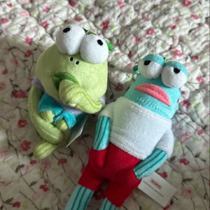 팝마트 스폰지밥 주민 키링 인형 이미지