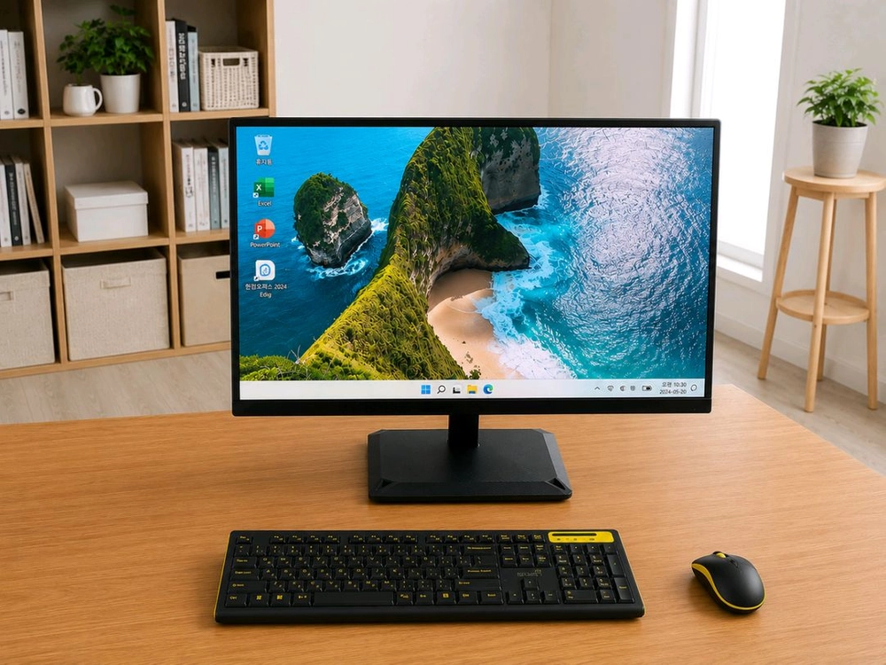 신품 조립PC i3-14100 / RAM 16GB / NVMe 512GB / 윈도우11 Pro / 사무용·학생용·롤 이미지