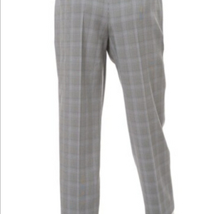 여성용) 체크 패턴 슬랙스 정장 바지 55 이미지