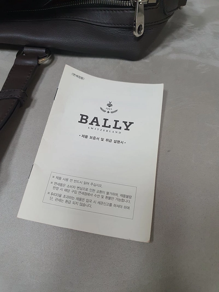 발리Bally 정품 가죽 토트백 이미지
