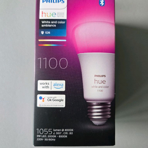 필립스 휴 스마트전구 컬러 앰비던스 9w판매 이미지