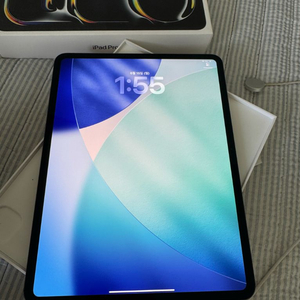 아이패드 프로 13 M4 256 셀룰러 풀박스 이미지