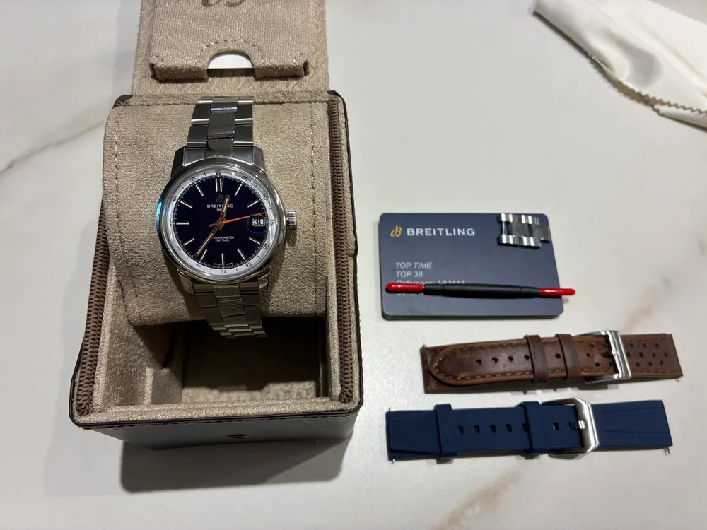 브라이틀링 탑타임 B31 38mm 청판 이미지