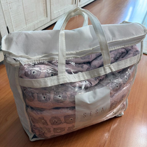 곰돌이 패턴 침구세트 이미지