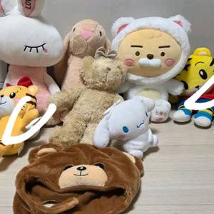 각종 인형 카카오 라이언 시나모롤 티니핑등등 2000원 정리 이미지